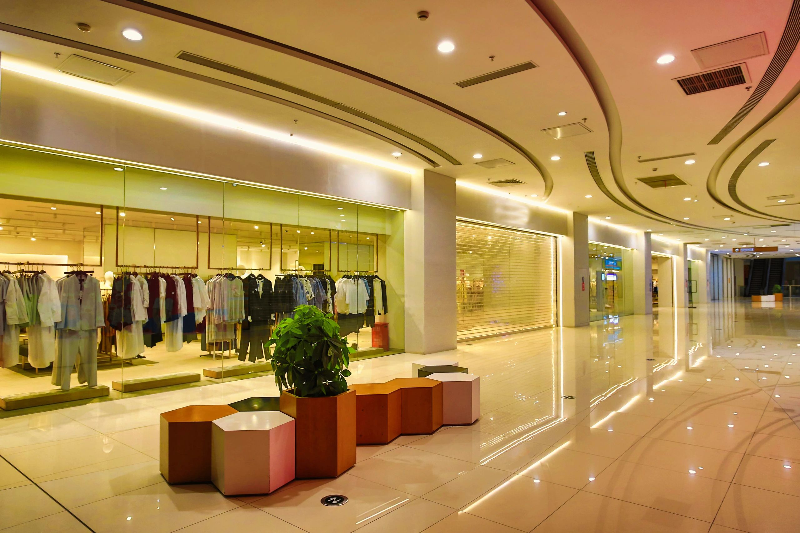 Iluminación LED en espacios comerciales